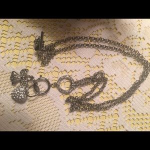 Cookie Lee angel toggle necklace